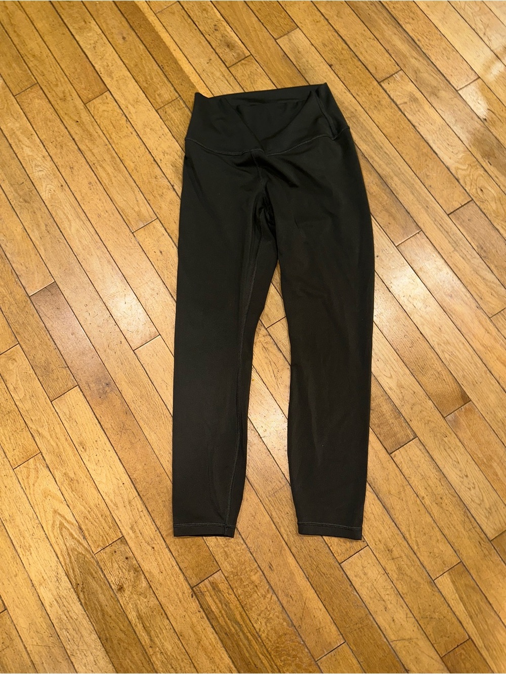 Quince olive green High-Waist Leggings S